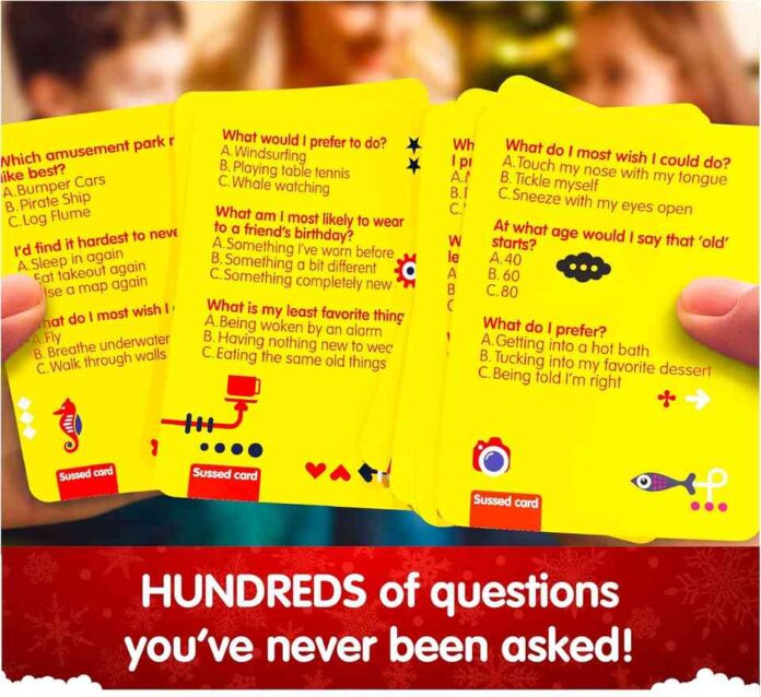 SUSSED The Wacky 'What Would You Do?' Social Card Game