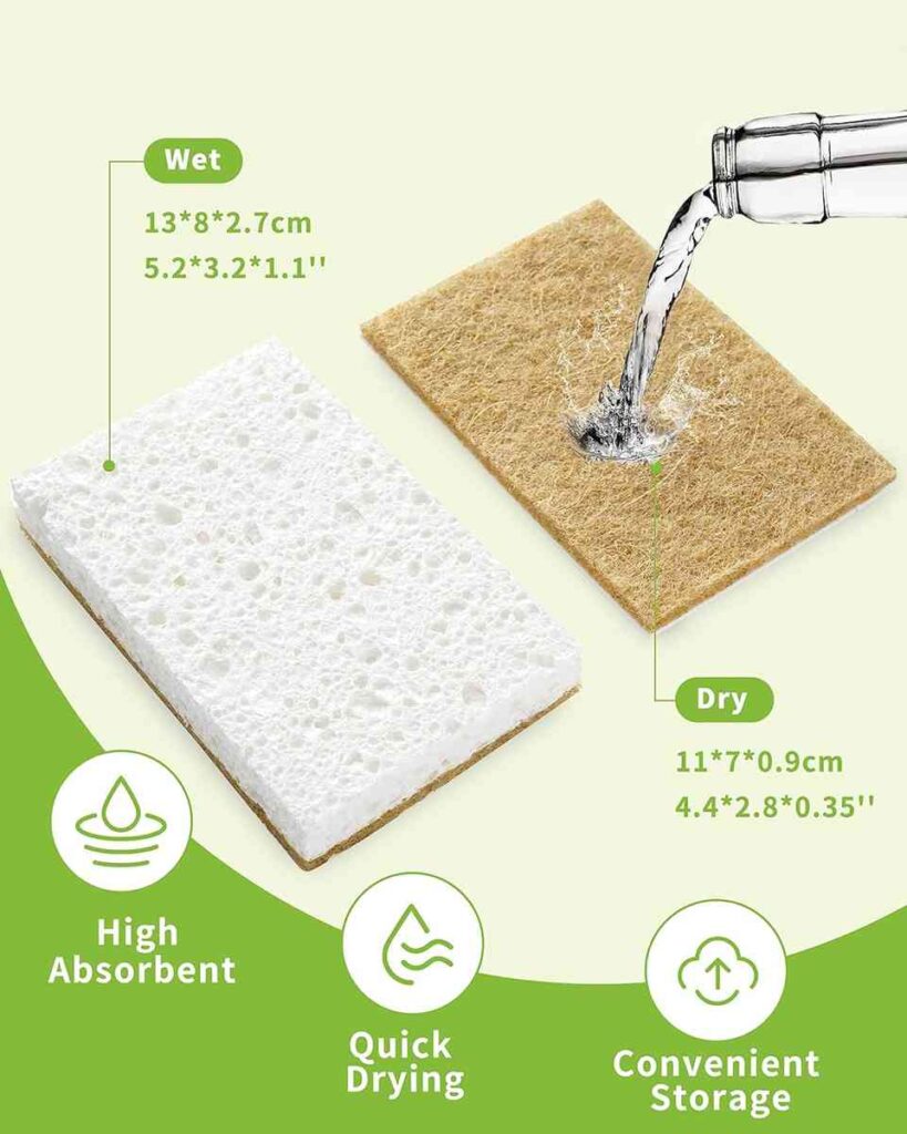 Biodegradable Natural Kitchen Sponge
