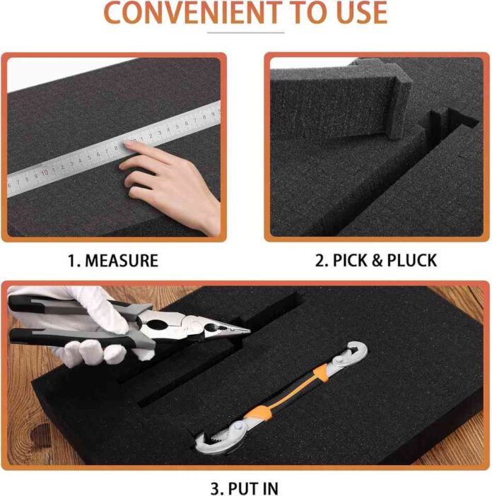 Pre-Cubed Pick & Pluck Foam Sheets