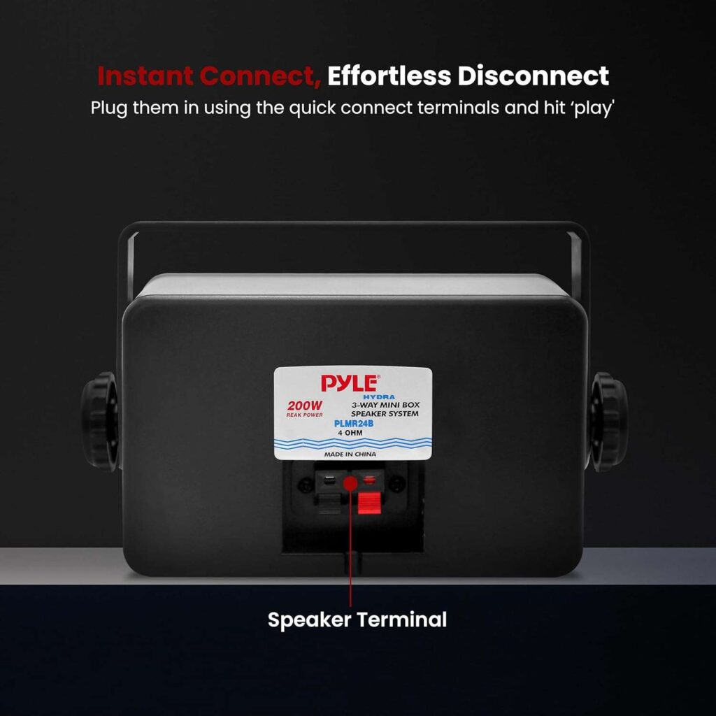 Pyle 3-way Mini Box Speaker System